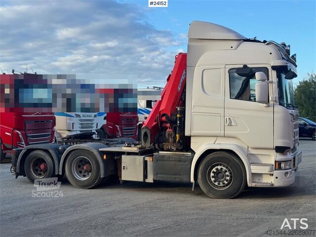 Vrachtwagen met kraan Scania R580 6x2 Crane Tractor with 30 tm Effer Crane WATC