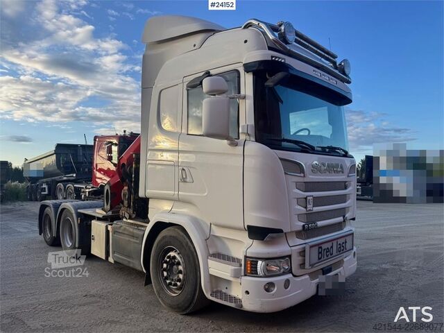 Vrachtwagen met kraan Scania R580 6x2 Crane Tractor with 30 tm Effer Crane WATC