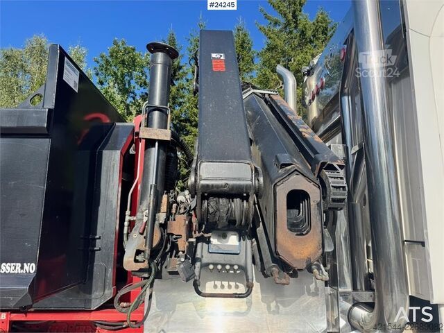 Kranbil Scania R730 8x4 Tridem Hook/Crane Truck with Body and Str