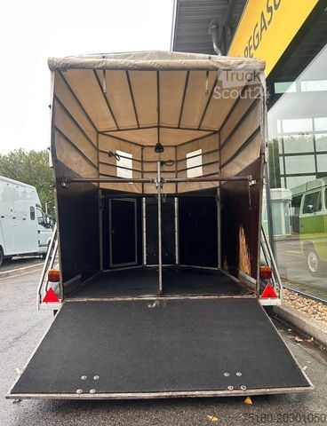 Atrelado de transporte de cavalos Alf ALF 2,0t Pferde- Viehanhänger  Holz