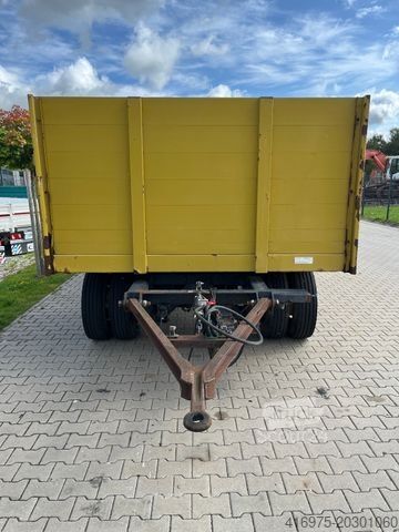 Römork MÜLLER-MITTELTAL TP-BW 18t Jumbo Baustoffanhänger Bordwand-Tiefla