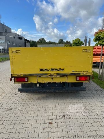 Römork MÜLLER-MITTELTAL TP-BW 18t Jumbo Baustoffanhänger Bordwand-Tiefla