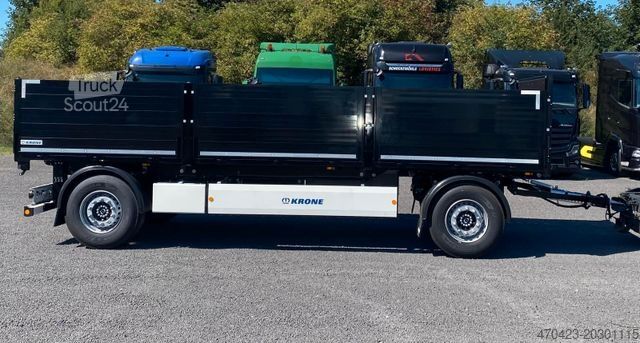 Åben trailer KRONE AZP 18 eL42-BS* i. L. 7300 mm