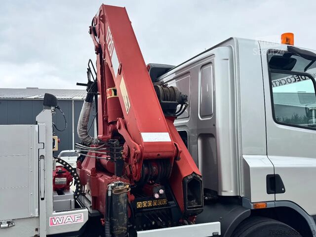 Bergungsfahrzeug DAF CF 75.310 SCHUIFPLATEAU+LAADKRAAN TOPSTAAT