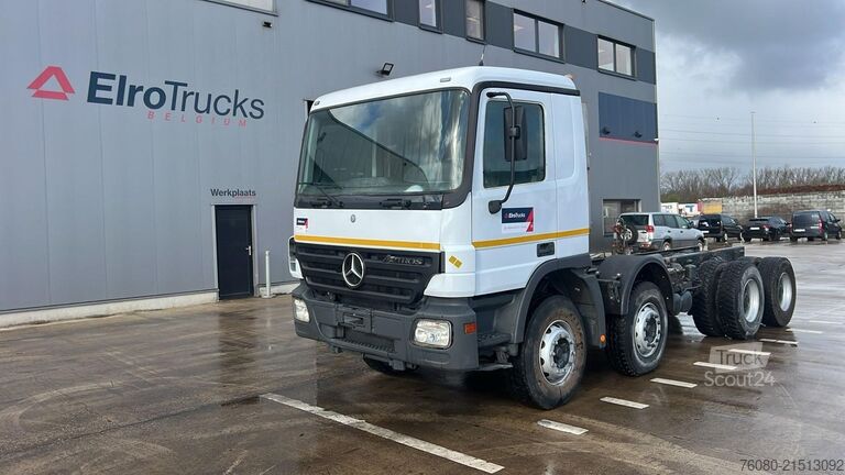 Chassis cabine Mercedes-Benz Actros 4144 (TAMBOURS / EPS / MP2 / LAMES / GRA...
