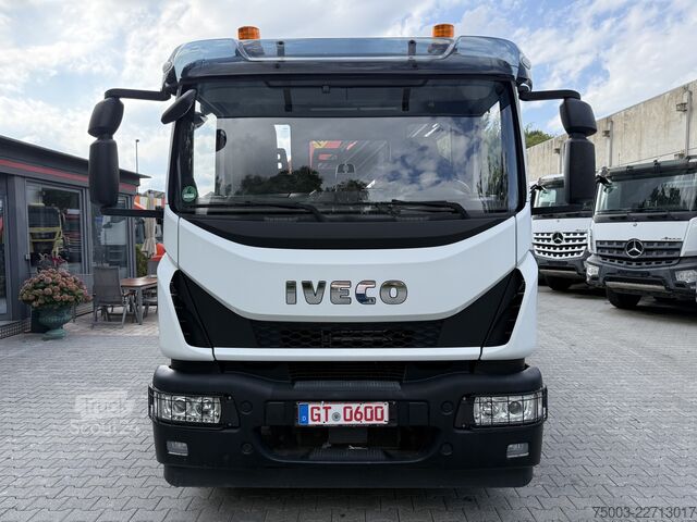 Teherautóra szerelt daru Iveco EuroCargo 180-320 Kipper mit Kran Palfinger 12.501