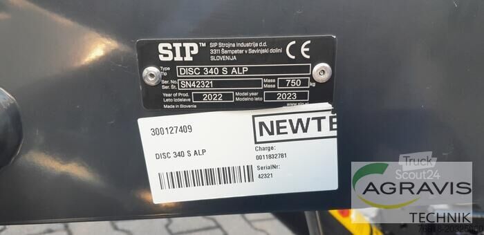 Mașină de cosit SIP DISC 340 S ALP