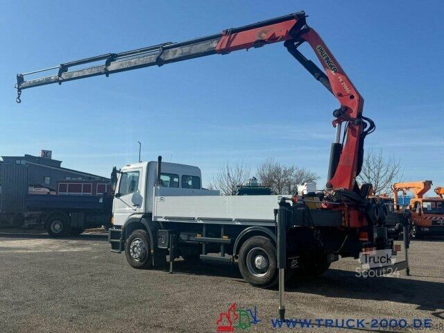 Бортовой грузовик Mercedes-Benz 1828 Palfinger PK21000 12,1 m = 1.310 Kg - AHK