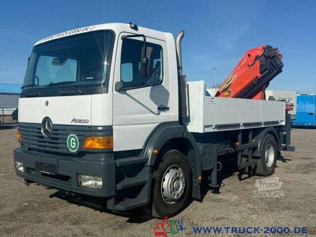 Бортовой грузовик Mercedes-Benz 1828 Palfinger PK21000 12,1 m = 1.310 Kg - AHK