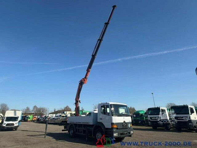 Бортовой грузовик Mercedes-Benz 1828 Palfinger PK21000 12,1 m = 1.310 Kg - AHK