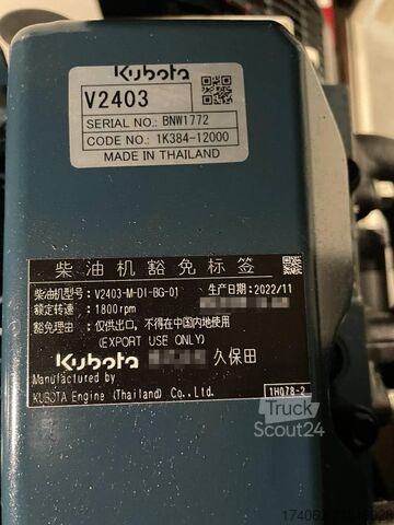 Generator set Kubota V2403-M-DI-BG - 25kVA Generator - DPX-20031