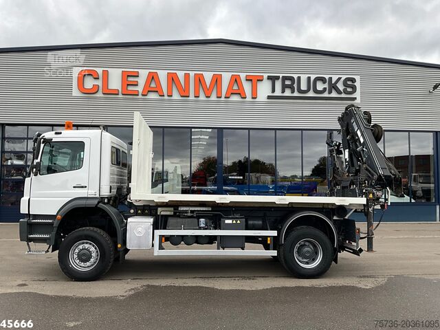 Vrachtwagen met kraan Mercedes-Benz AXOR 1929 4x4 VDL 14 Ton haakarmsysteem + Laadp...