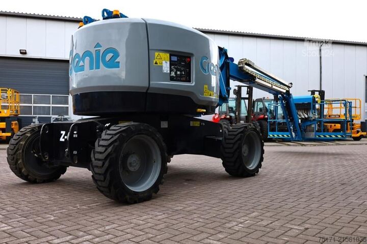 Kloubová teleskopická pracovní plošina Genie Z62/40 Diesel, 4x4 Drive, 21m Working Height, 12.5