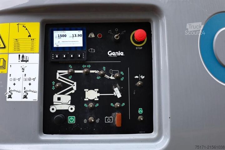 Kloubová teleskopická pracovní plošina Genie Z62/40 Diesel, 4x4 Drive, 21m Working Height, 12.5