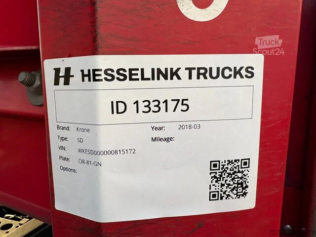 Schuifzeilen Krone SD SD Coilmulde 2X Liftas Schuifdak NL Trailer ...