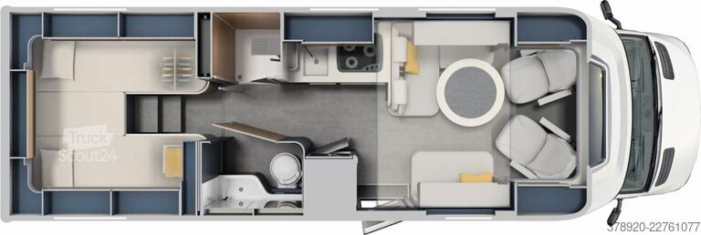 Halvintegreret autocamper LAIKA Kreos MB L 5009 NEU MJ 27 November Verfügbar
