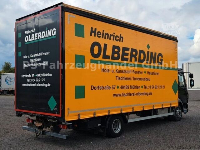 Aizkaru sānu furgons DAF LF 220 FA* 2x AHK* Schiebeplane*gepfl. Zustand