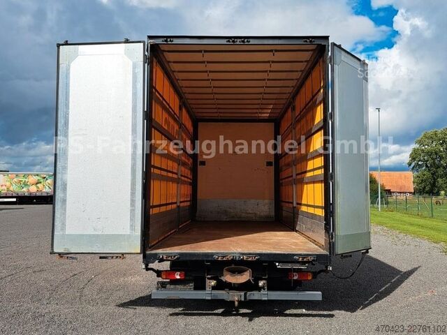 Aizkaru sānu furgons DAF LF 220 FA* 2x AHK* Schiebeplane*gepfl. Zustand