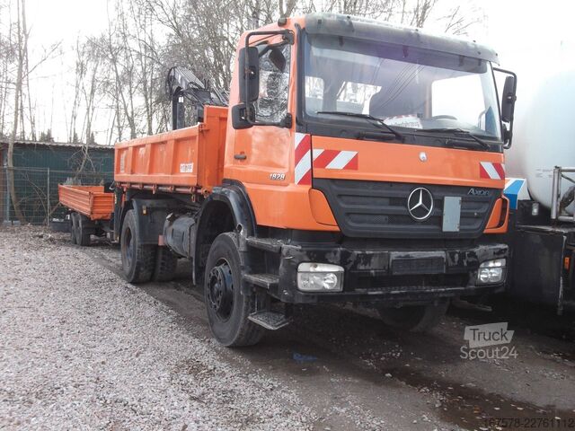Savitvežis MERCEDES-BENZ AXOR 1828 Kipper KRAN+ANH Kipper