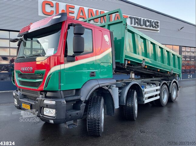 3-zijdige kipper Iveco Trakker AT340T50 8x4 Euro 6 Kipper 16m³