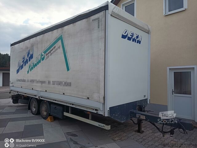 Rimorchio aperto con telone Tang ZCS 107