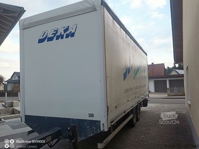 Rimorchio aperto con telone Tang ZCS 107