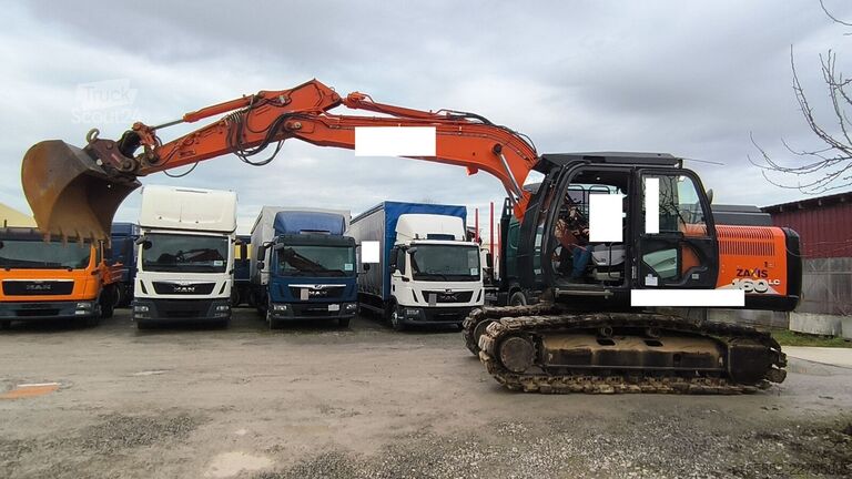 Telakaivinkone Hitachi ZX160LC-6 Kettenbagger Schnellwechsler Tieflöffel
