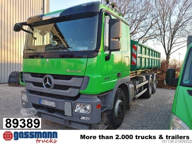 شاحنة قلّابة بذراع تحميل متحرك Mercedes-Benz Actros 2648 L 6x4