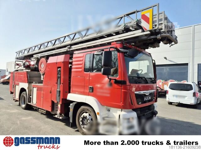 Brannbil MAN TGM 18.340 4x2 BL, Navi, Ziegler Aufbau, Bronto