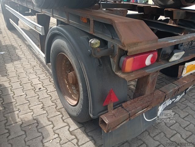 Oplegger MÜLLER-MITTELTAL RA18 Abrollanhänger 7m BPW Trommel TÜV 5/2025