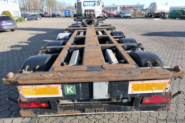 Wissellaadbak oplegger PACTON TXC343, 2x20/1x20/1x30/1x40/1x45 Fuß Container