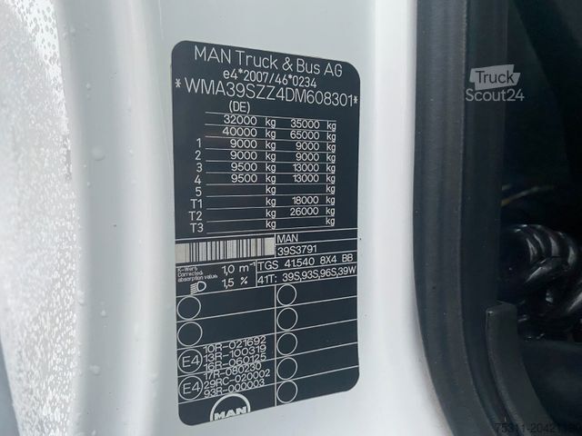 Φορτηγό ειδικού σκοπού MAN TGS 41.540 8x4 BB + Anhänger ZUG | Eichfahrzeug