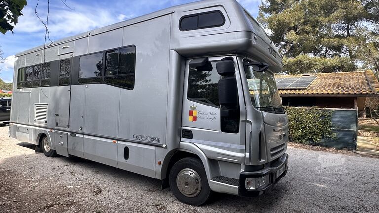 “Van for transporting 4 horses with living quarters” IVECO OAKLEY IVECO ML 100E21
