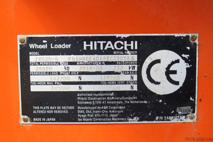 încărcător Hitachi ZW330-6 | ZW 330 -6 | BUCKET | JOYSTICK STEER |...
