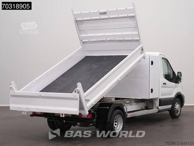 Nakladalna ploščad Ford Transit 170pk Open Laadbak met Kist Dubbellucht...