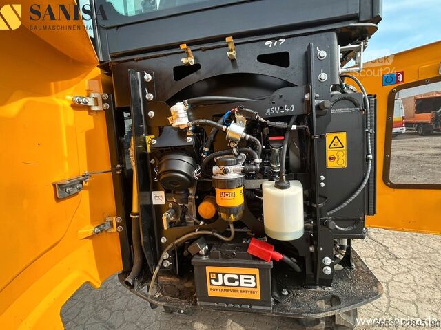 Minirýpadlo JCB 15C-1/SW/2xLöffel/1,7 t/Schwenkarm