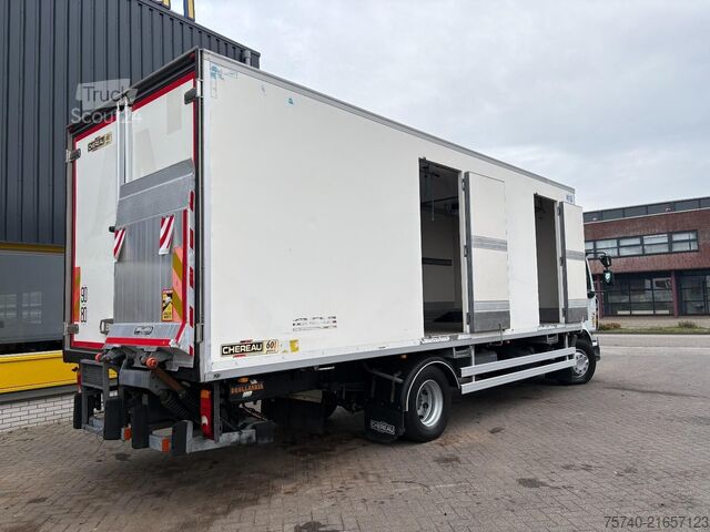 Transport frigorifique Renault MIDLUM 270 DXI + CHEREAU + CARRIER + DHOLLANDIA...