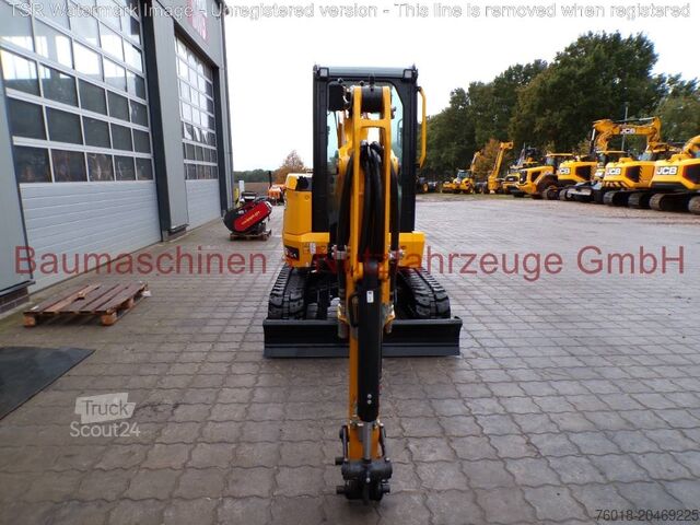 Minigraafmachine JCB 26C-1 hydr. Schnellwechslerverrohrung