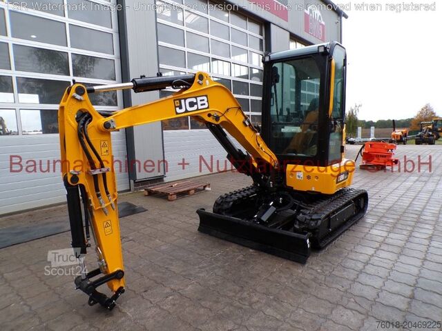 Minigraafmachine JCB 26C-1 hydr. Schnellwechslerverrohrung