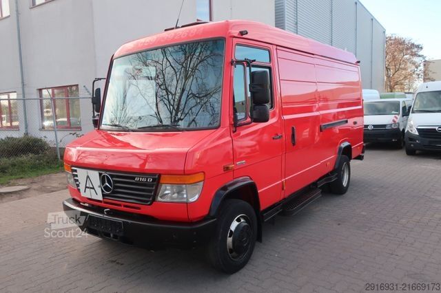 Højt tag varevogn MERCEDES-BENZ Vario 816 D / AHK / Standheizung / Nr. A73