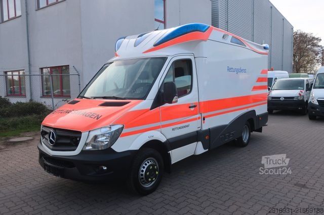 Feuerwehrfahrzeug MERCEDES-BENZ Sprinter II Pritsche 414/Klima/Automatik/FN: 284