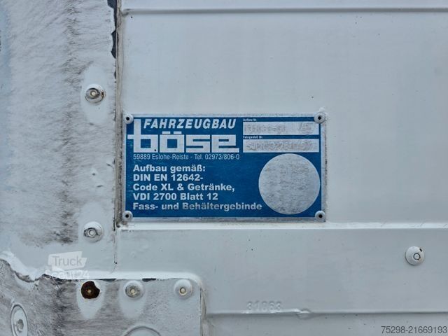 Getränkeauflieger  System Trailer PRSSL-34-1TRI / Ladebordwand