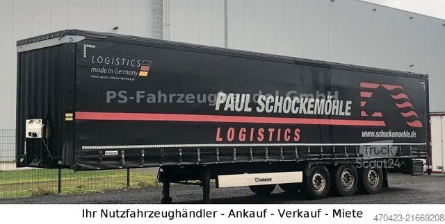 Semirremolque abierto con toldo KRONE SDP 27 eLB50-CS*LiftA*Edscha