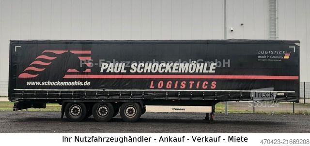 Semirremolque abierto con toldo KRONE SDP 27 eLB50-CS*LiftA*Edscha