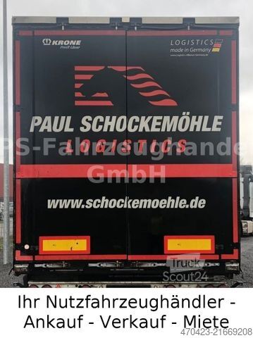 Semirremolque abierto con toldo KRONE SDP 27 eLB50-CS*LiftA*Edscha