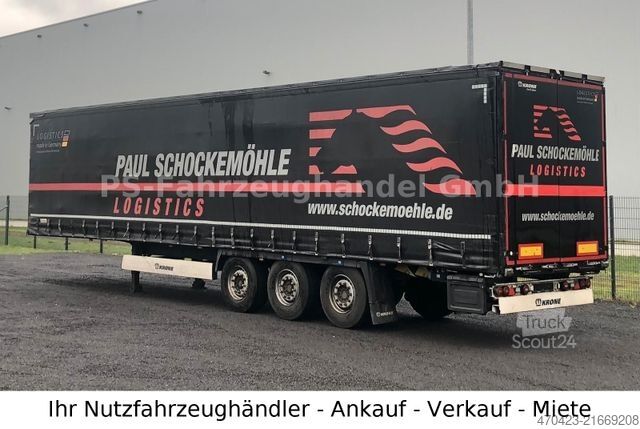 Semirremolque abierto con toldo KRONE SDP 27 eLB50-CS*LiftA*Edscha