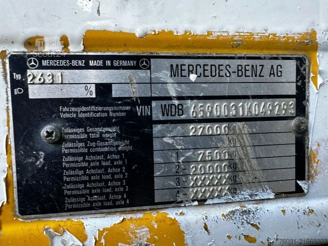 Camión bomba de hormigón MERCEDES-BENZ SK 2631 6X4 LSB 36M BETONPOMP 370 BAR