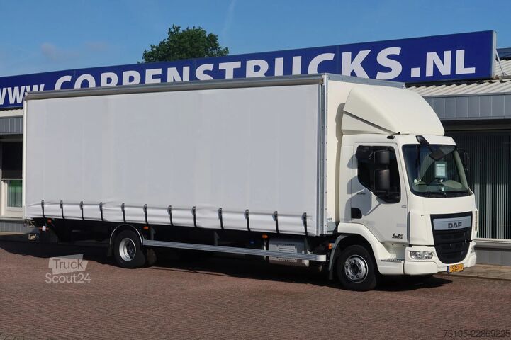  DAF LF 250 LF250 FA Schuifzeil +Dhollandia 1500 kg