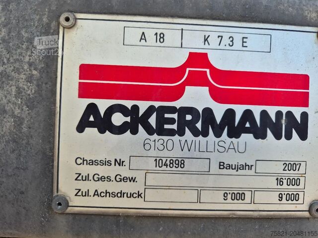 Kühl-/Tiefkühltransport Scania R410 + Ackermann  A18