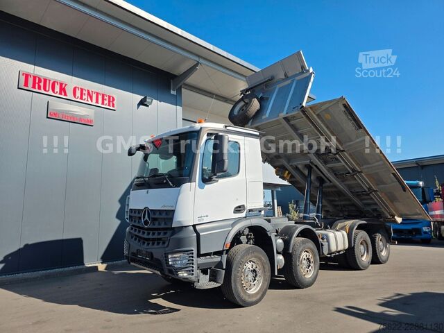 Ανατρεπόμενο φορτηγό MERCEDES-BENZ Arocs 4145 / 8X4 / AHK / Meiller BORDMATIK